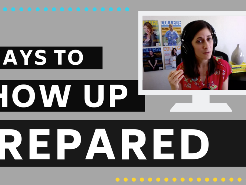 3 Ways to Show up Prepared